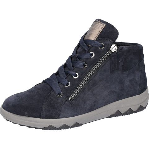 Waldläufer Sneaker H-Teresa deepblue/schiefer