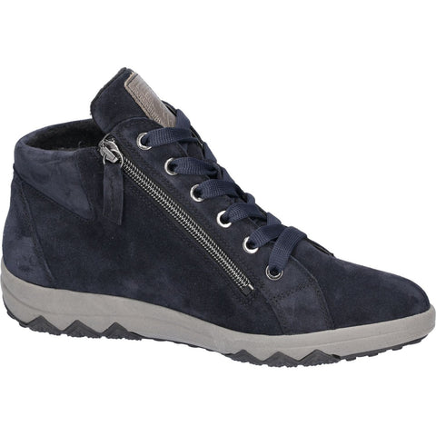 Waldläufer Sneaker H-Teresa deepblue/schiefer