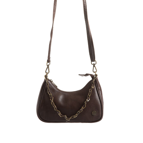 Nika Trade Umhängetasche dark brown