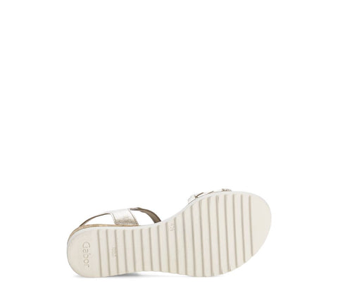 Gabor Keilsandalette puder