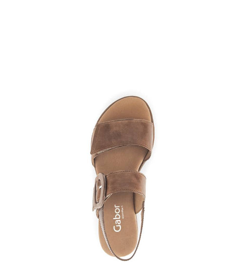 Gabor Keilsandalette camel