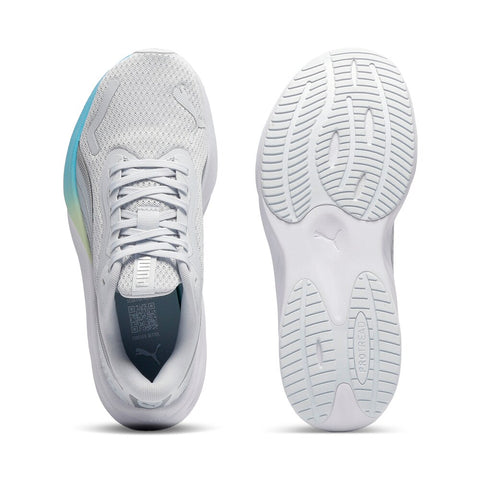 Puma Pounce Lite Laufschuh silver/blue/apple