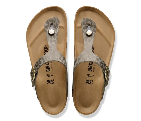 Birkenstock Gizeh syn leo gray taupe (Weite: breit)