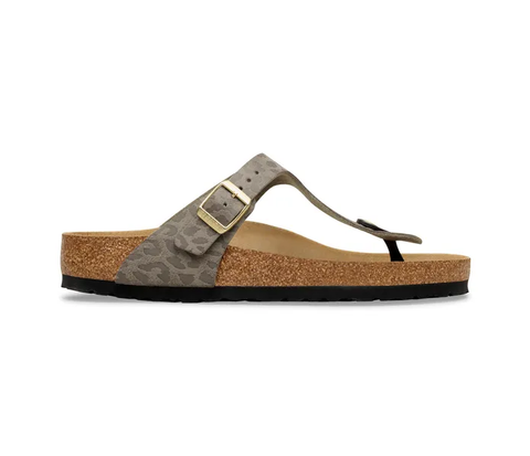 Birkenstock Gizeh syn leo gray taupe (Weite: breit)