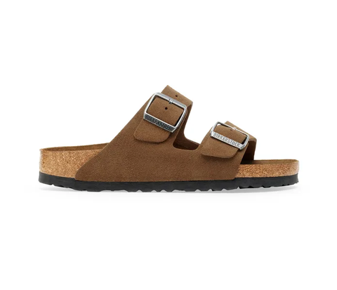 Birkenstock Arizona Weichbettung dark tea tonal