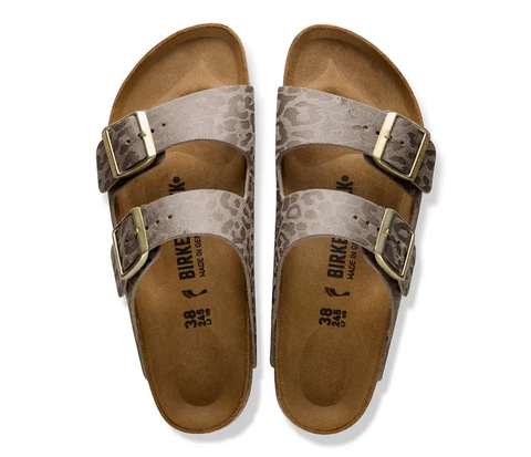Birkenstock Arizona syn leo gray taupe