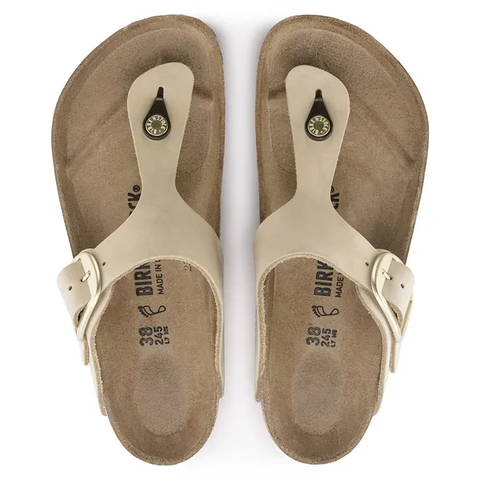 Birkenstock Gizeh Big Buckle sandcastle (Weite: breit)