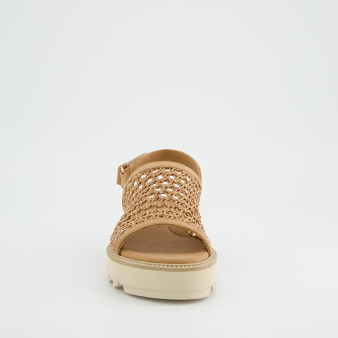 Paul Green Super soft Sandale Sisal braun