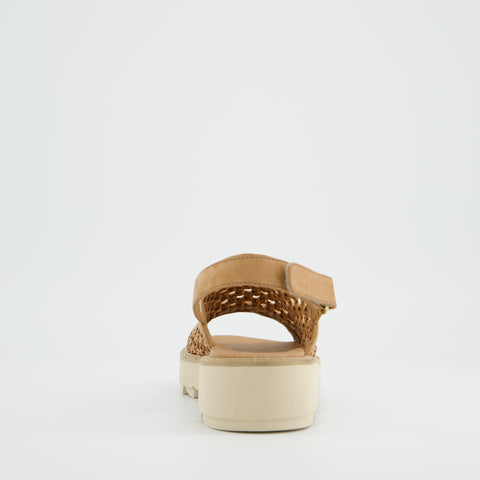 Paul Green Super soft Sandale Sisal braun