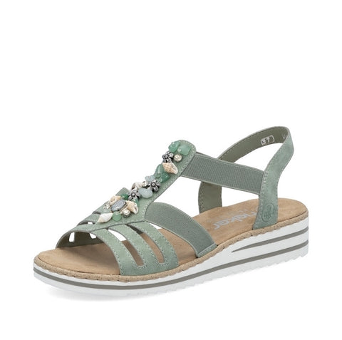 Rieker Keilsandalette Dollaro mint
