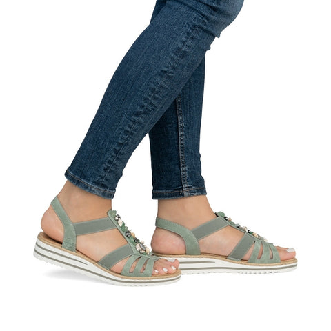 Rieker Keilsandalette Dollaro mint