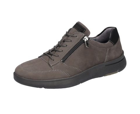 Waldläufer Sneaker H-Heiko carbon/schwarz