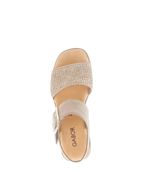 Gabor Plateausandalette sand