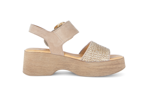 Gabor Plateausandalette sand
