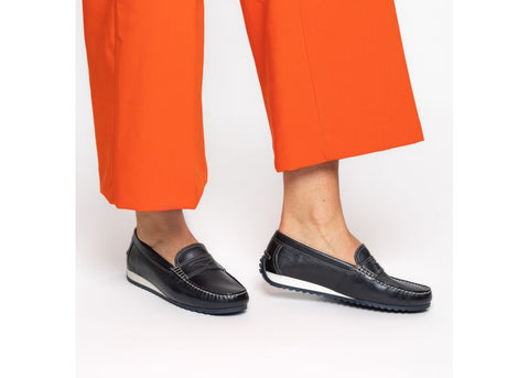 Ara Mokassin Newport blau
