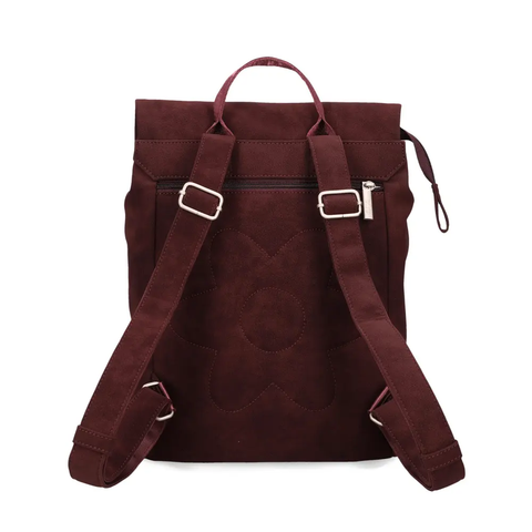 Zwei Rucksack Mademoiselle MR13 nubuk-bordeaux