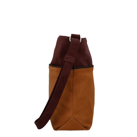 Zwei Umhängetasche Jana J10 nubuk-cognac