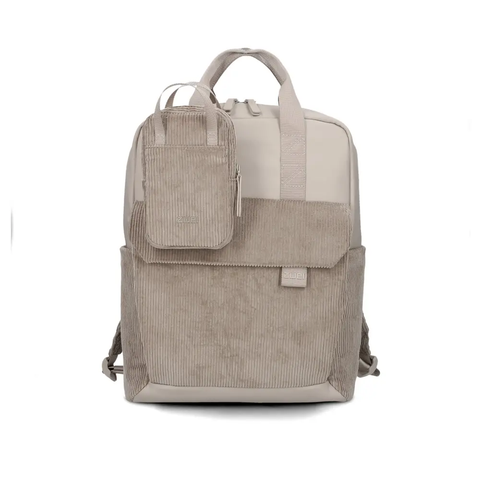 Zwei Rucksack Lou LUR160 cord-mocca