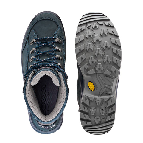 Lowa Renegade Evo GTX mid stahlblau/altrosa