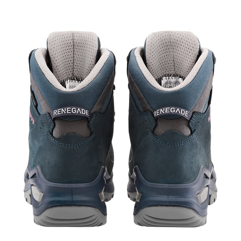 Lowa Renegade Evo GTX mid stahlblau/altrosa