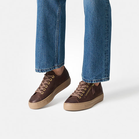 Paul Green Super soft Sneaker tabac