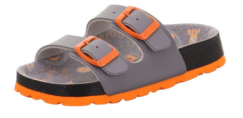 Superfit Fussbettfinken grau/orange