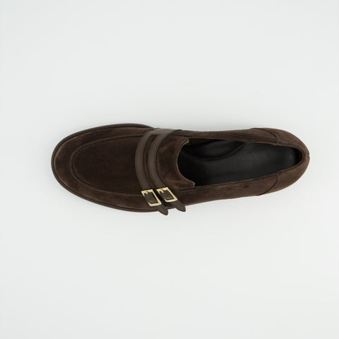 Paul Green Super soft Slipper mocca/espresso