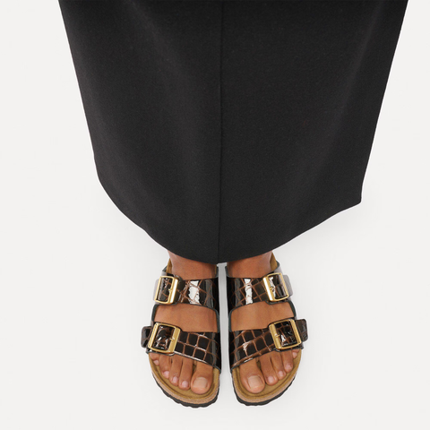 Birkenstock Arizona emboss animal black