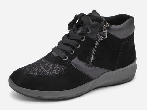 Waldläufer Winterboot M-Tonia Nalastretch schwarz