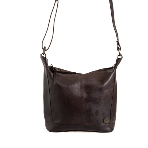 Nika Trade Umhängetasche dark brown