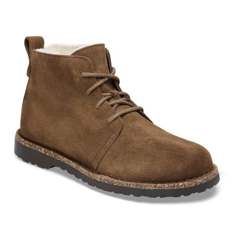 Birkenstock Uppsala Mid Lammfell dark tea