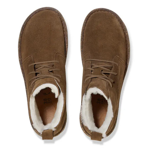 Birkenstock Uppsala Mid Lammfell dark tea