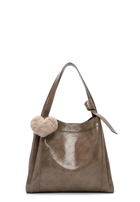 Emily&Noah Schultertasche Leana taupe