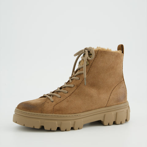 Paul Green Schnürbootie braun