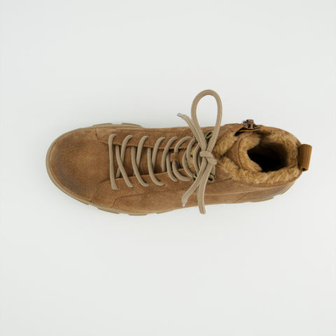 Paul Green Schnürbootie braun
