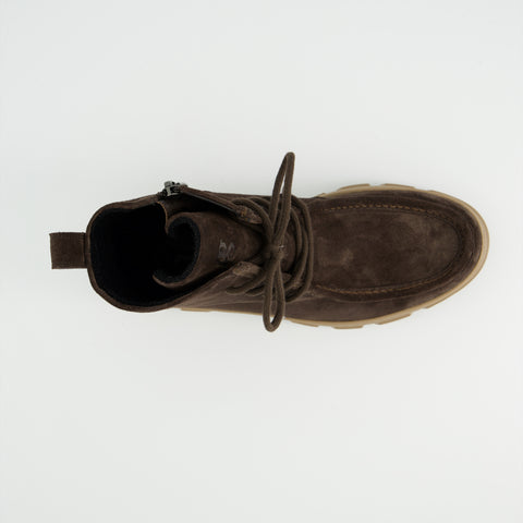 Paul Green Super soft Schnürbootie mocca