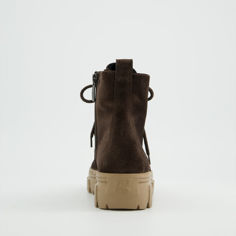 Paul Green Super soft Schnürbootie mocca