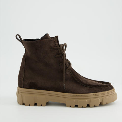 Paul Green Super soft Schnürbootie mocca
