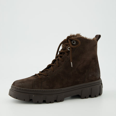 Paul Green Schnürbootie mocca