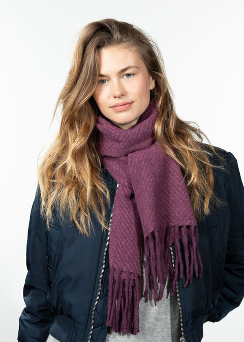 Barts Josephyna Scarf aubergine