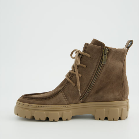 Paul Green Super soft Schnürbootie earth