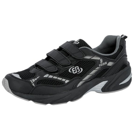 Brütting Force V Sportschuh Klett schwarz/grau