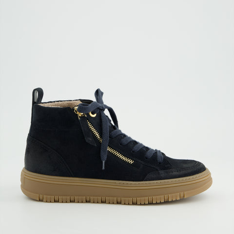 Paul Green Super soft Sneaker high space/alpaca
