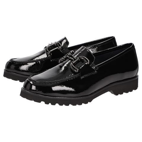 Sioux Loafer Meredith schwarz Lack