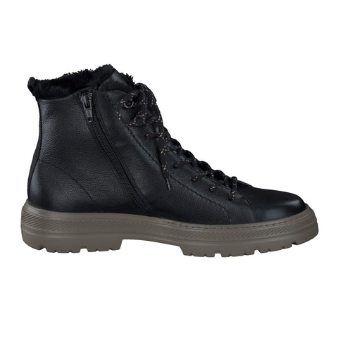 Paul Green Schnürstiefelette black