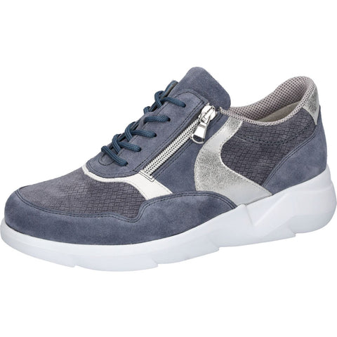 Waldläufer Sneaker K-Funky jeans/weiss/argento