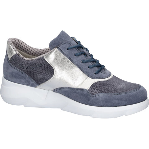 Waldläufer Sneaker K-Funky jeans/weiss/argento