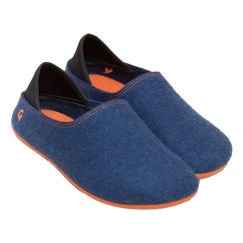 Magicfelt Hausschuh Wool Slip-on midnight/orange