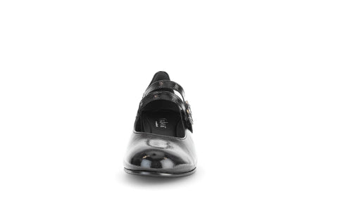 Gabor Spangenpumps schwarz Lack
