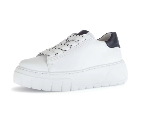 Gabor Sneaker Nappa - weiss/schwarz